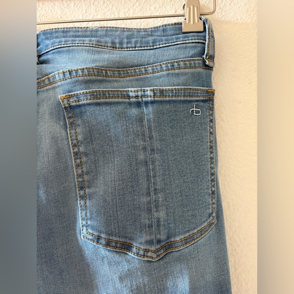 Rag & Bone Cate Mid Rise Ankle Skinny Jeans Size 30 light wash - Picture 5 of 8